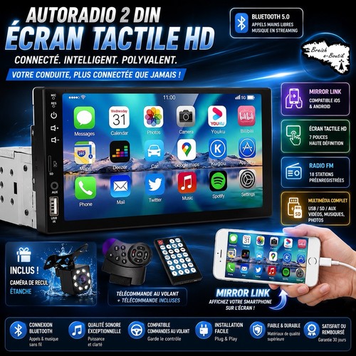 Autoradio carplay - 7”,